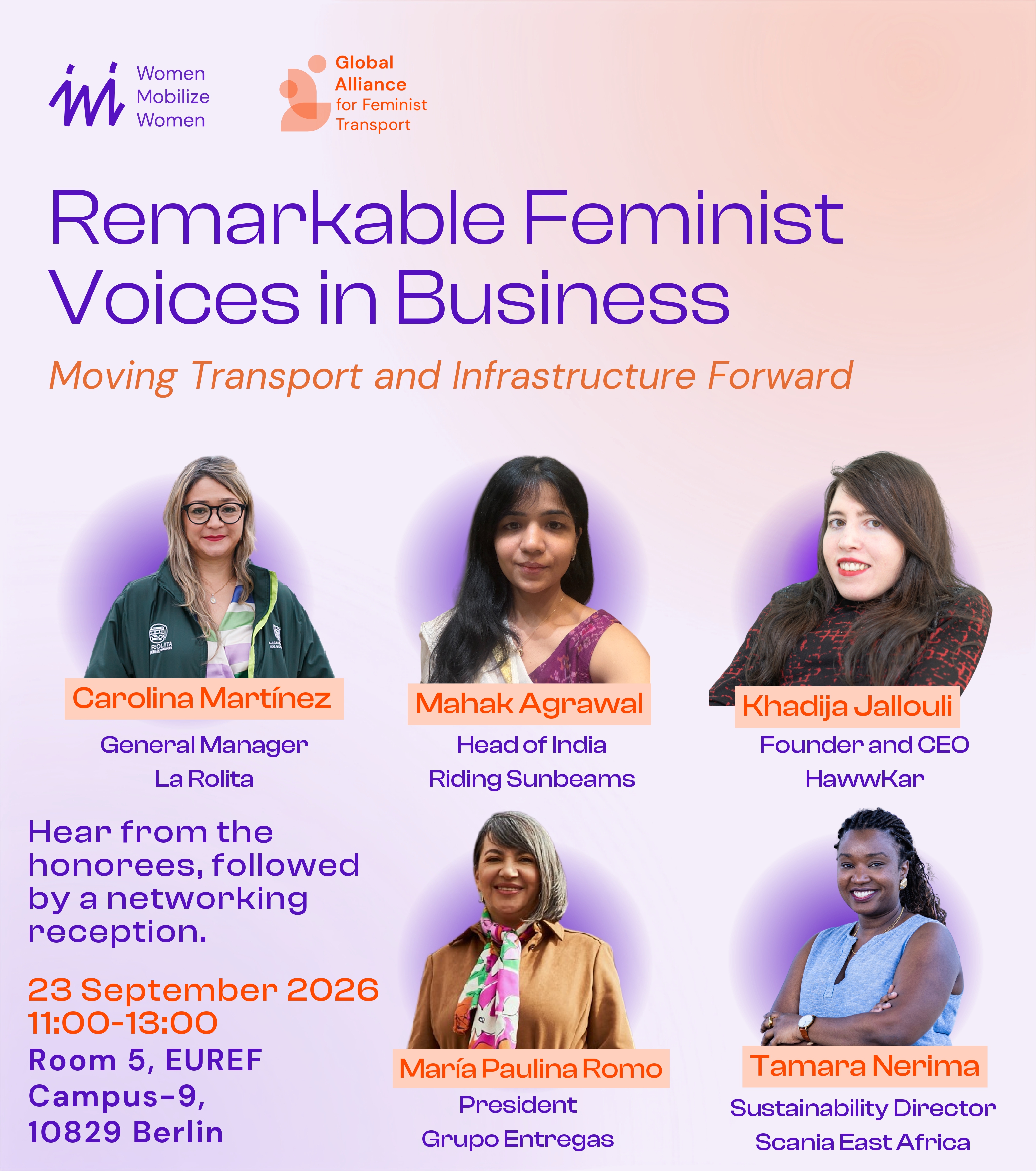 Remarkable Feminist Voices in Business: Moving Transport and Infrastructure Forward