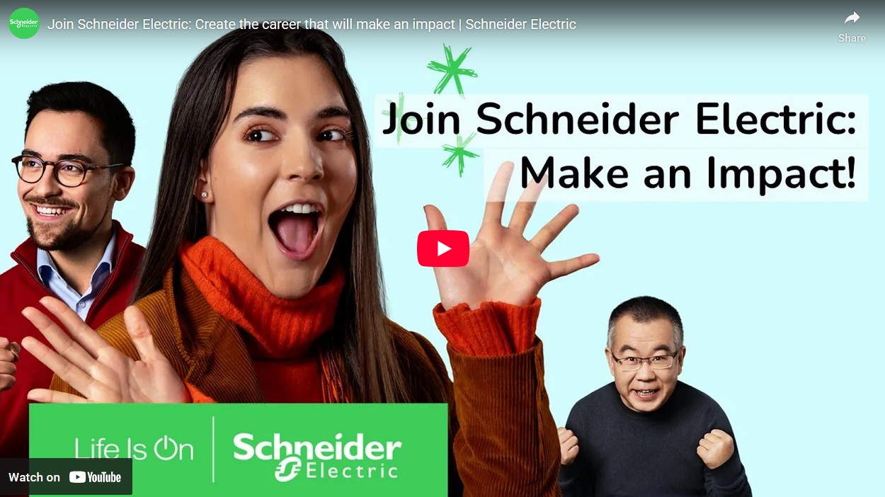 Working at Schneider Electric - cooperation partner